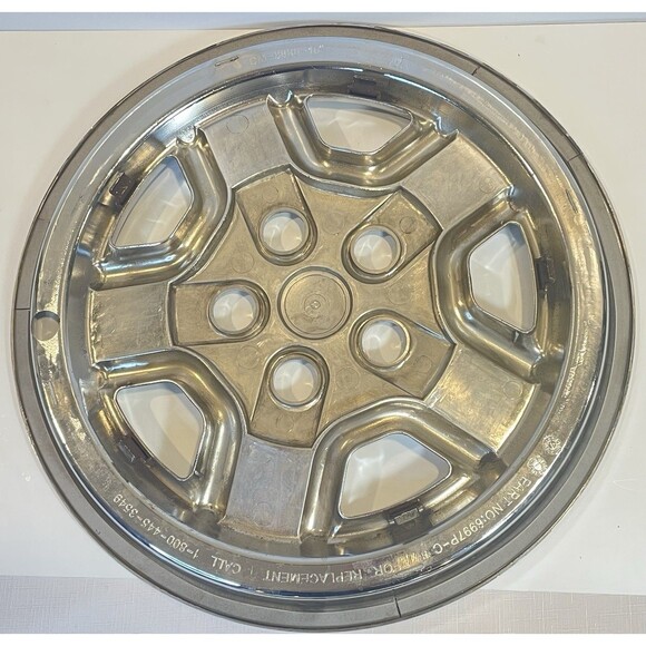 Jeep Patriot Wheel Skin Cover Hubcaps 16” OEM Genuine 6997P-C Set of 2 Chrome - Picture 8 of 8